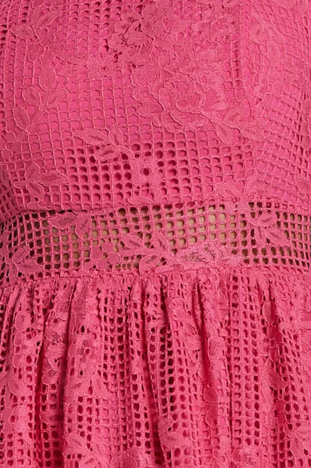Leon Midi Dress 8211 Short Sleeve Dress In Pink Women Showpo Dresses