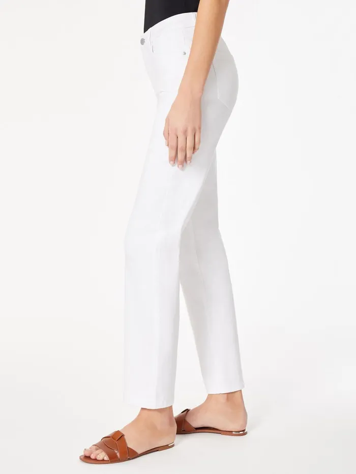 Lexington Straight Leg Jeans Soft White Women Jones New York Denim Lexington Straight Leg Jeans Soft White Women Jones New York Denim