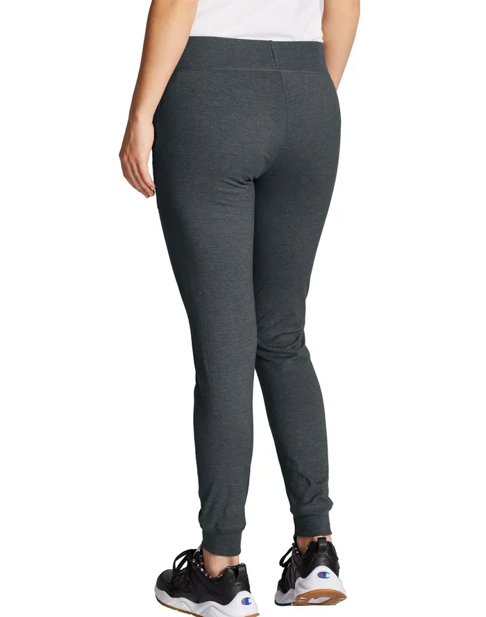 Lightweight Lounge Joggers C Logo 29034 Granite Heather Women Champion Pants