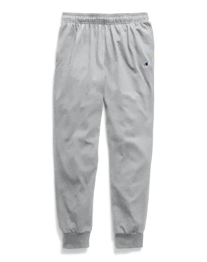 Lightweight Lounge Joggers C Logo 31034 Oxford Grey Men Champion Pants and Joggers