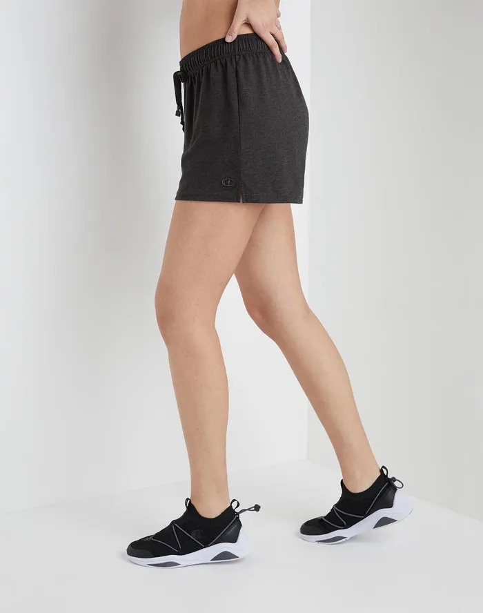 Lightweight Lounge Shorts C Logo 5034 Granite Heather Women Champion Shorts