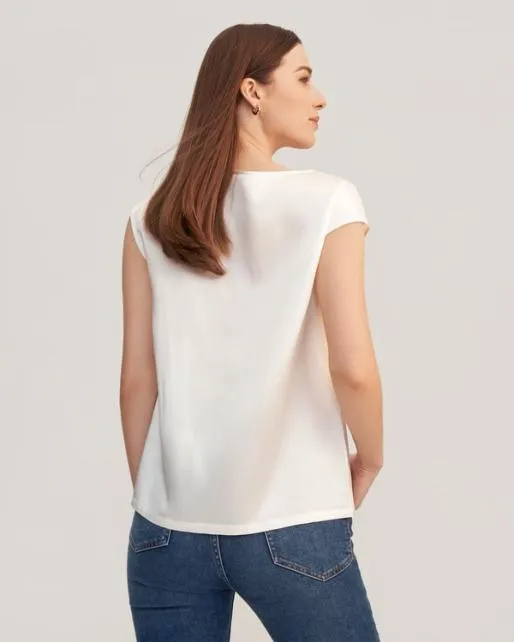 Lilysilk Basic Casual Sleeveless Silk Tee With OEKO Certification Women Tops