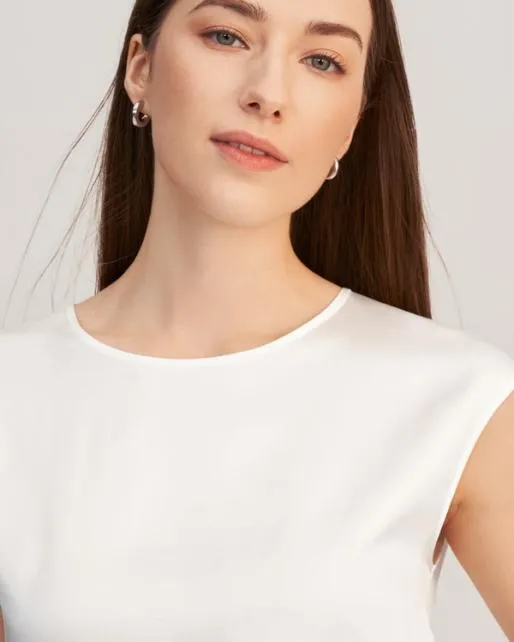 Lilysilk Basic Casual Sleeveless Silk Tee With OEKO Certification Women Tops