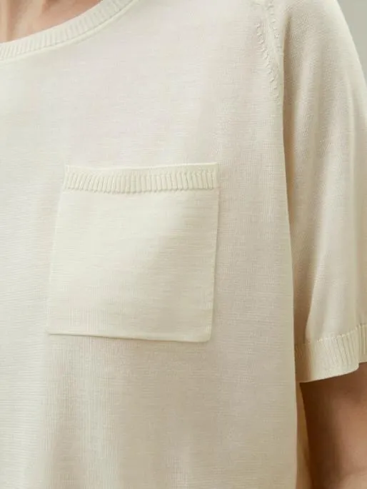 Lilysilk Basic Silk Crewneck Tshirt Women Tops