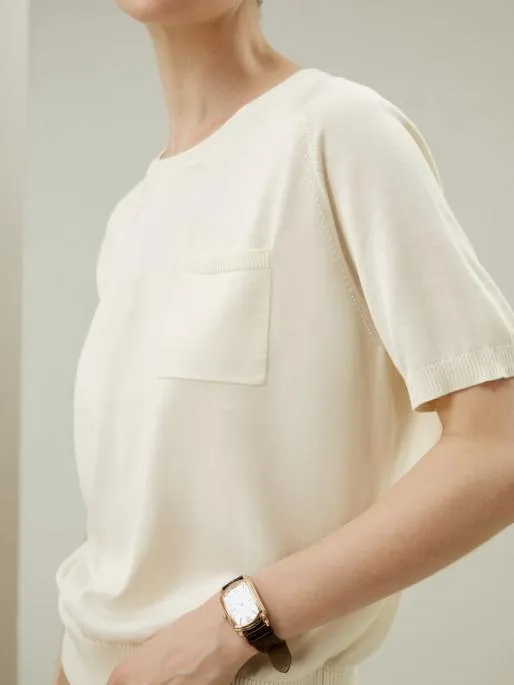 Lilysilk Basic Silk Crewneck Tshirt Women Tops