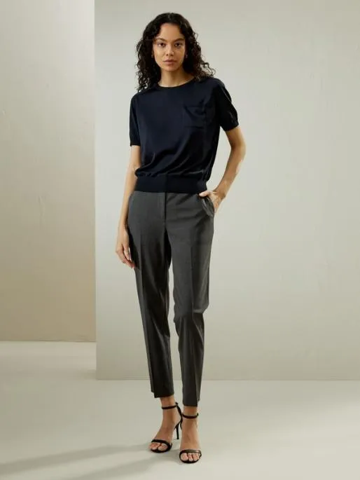 Lilysilk Basic Silk Crewneck Tshirt Women Tops