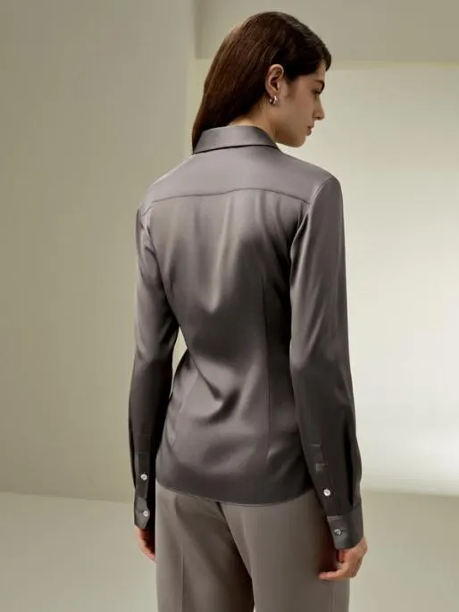 Lilysilk Elegant Silhouette Silk Shirt Women Blouses Shirts