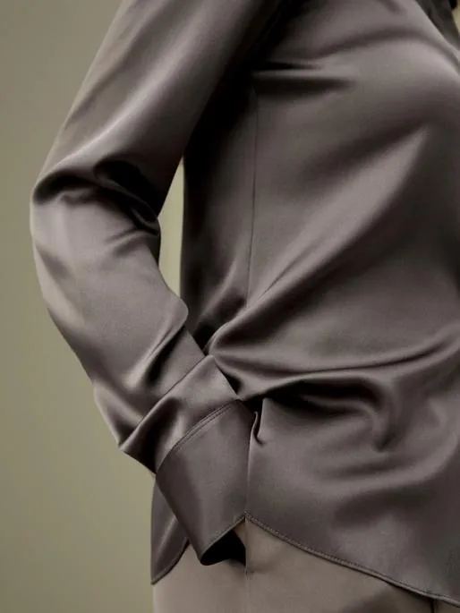 Lilysilk Elegant Silhouette Silk Shirt Women Blouses Shirts