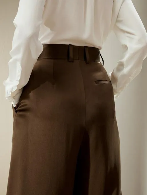 Lilysilk HighWaisted Wide Leg Dense Silk Pants Women Essentials