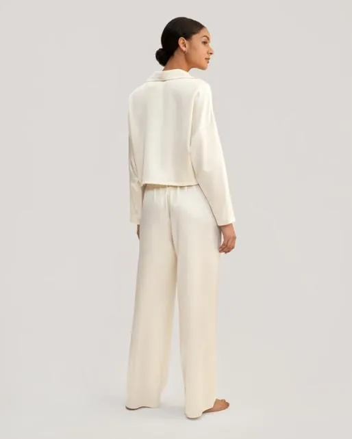 Lilysilk Jasmine Silk Satin Pullover Pajama Set Women Pajamas