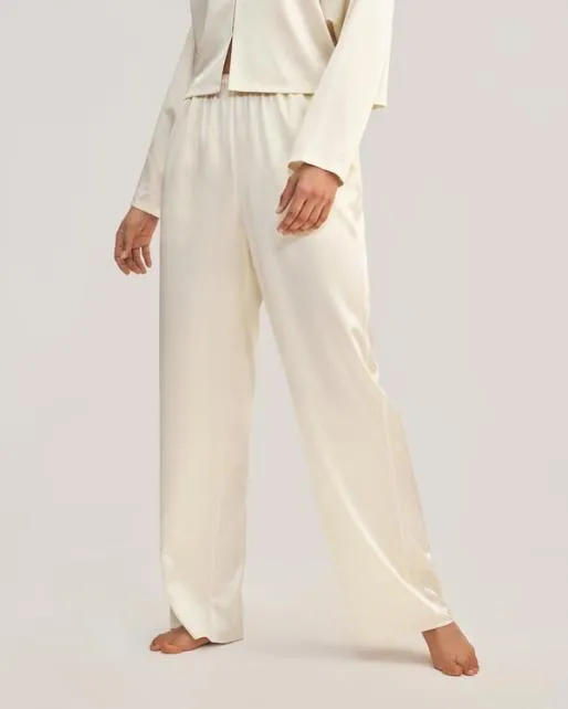 Lilysilk Jasmine Silk Satin Pullover Pajama Set Women Pajamas