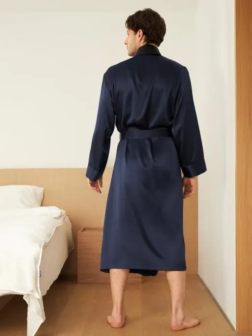 Lilysilk Mens Silk Robe Silk Sleepwear 100 Organic Silk Men Robes