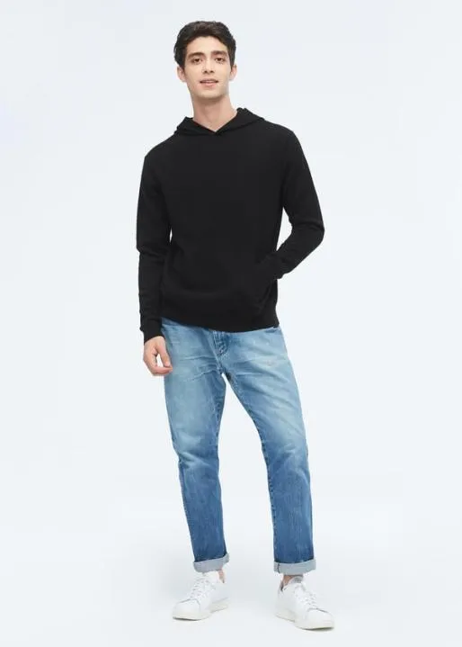 Lilysilk Pure Cashmere Hoodie For Men Men Sweaters