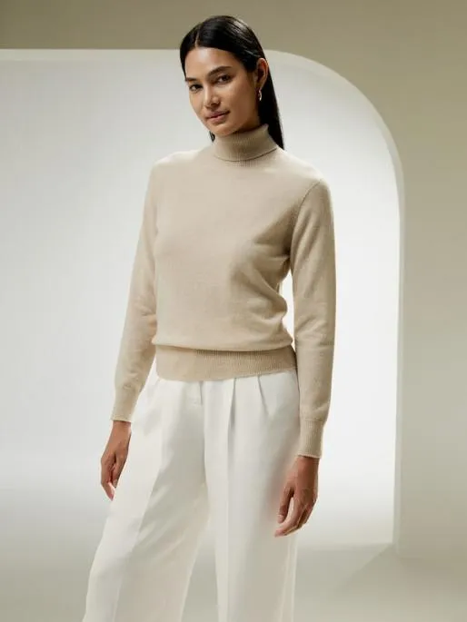 Lilysilk Pure Cashmere Turtleneck Sweater For Women Women Essentials