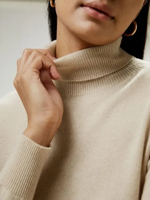 Lilysilk Pure Cashmere Turtleneck Sweater For Women Women Essentials