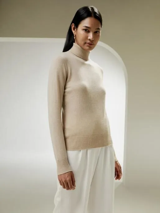 Lilysilk Pure Cashmere Turtleneck Sweater For Women Women Essentials