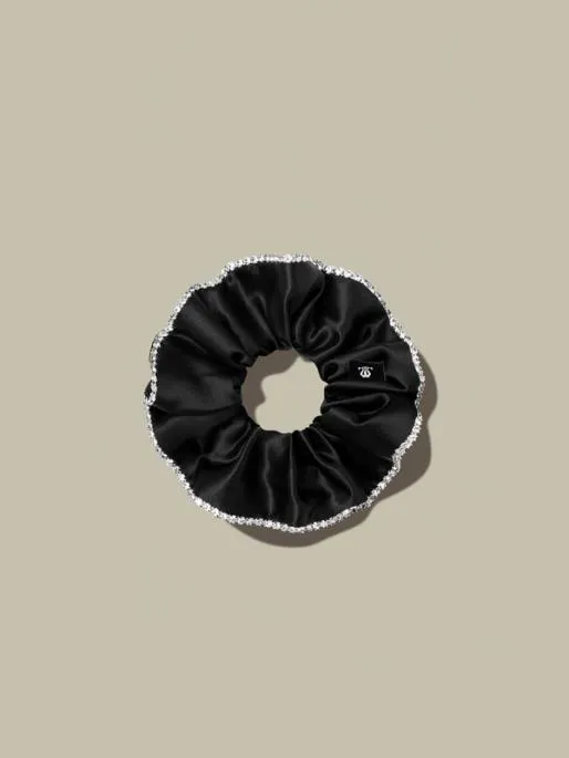 Lilysilk Silk Scrunchies With Rhinestones Set Women Silk Scrunchies