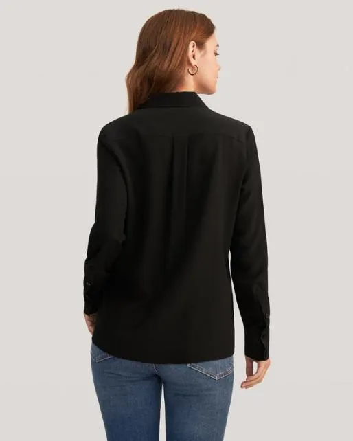 Lilysilk Simplicity Wrinkle Free Basic Silk Shirt Women Women Blouses Shirts