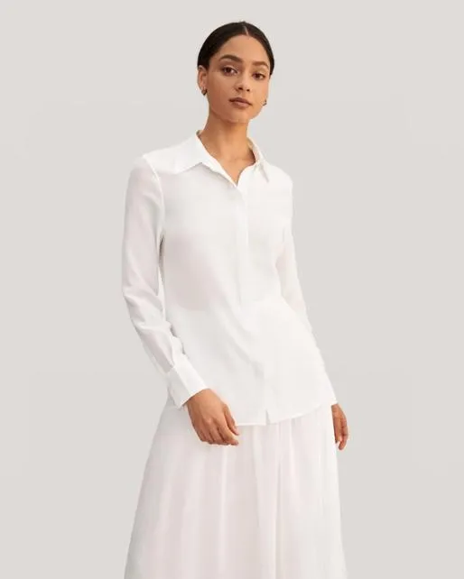 Lilysilk Simplicity Wrinkle Free Basic Silk Shirt Women Women Essentials