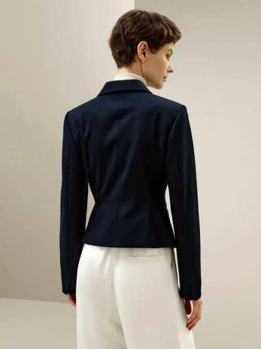 Lilysilk Tailored DoubleBreasted Blazer Women Knitwear