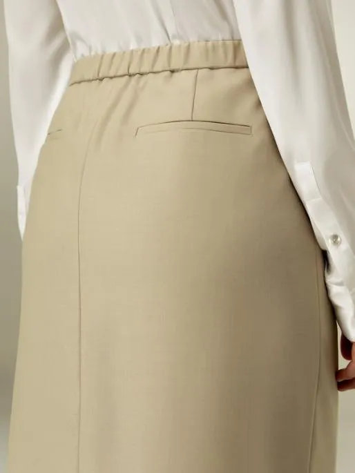 Lilysilk The Modern Beauty Silk Wool Pencil Skirt Women Bottoms