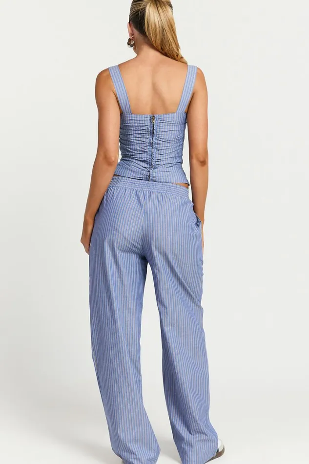 Lioness 8211 Cobain Pants In Navy Stripe Women Showpo Pants
