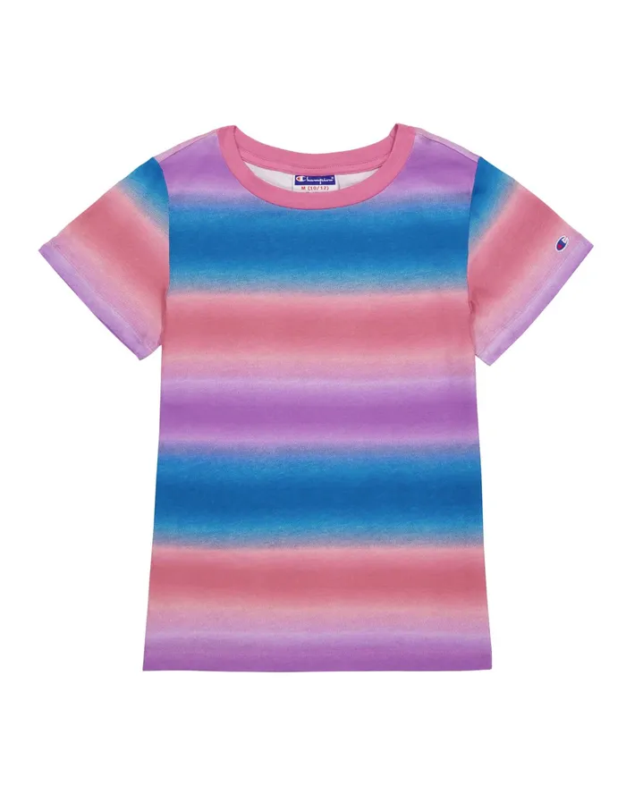Little Girls Classic Tee Urban Ombre Urban Ombre Kids Champion Tanks and TShirts