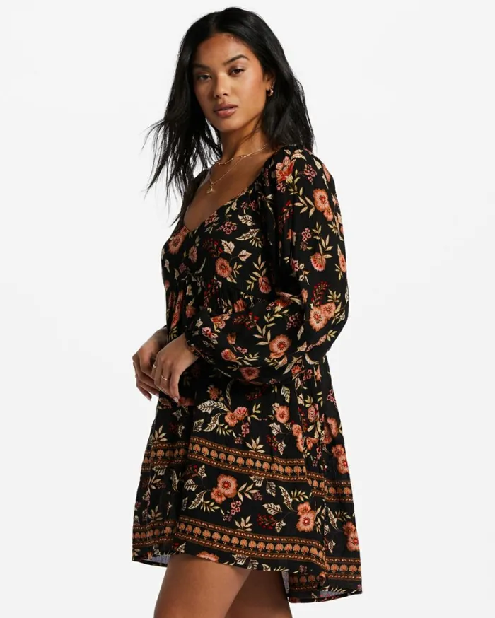 Lost Days Moon Dress Multi Women Billabong Mini Dresses