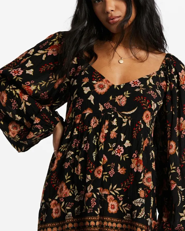 Lost Days Moon Dress Multi Women Billabong Mini Dresses