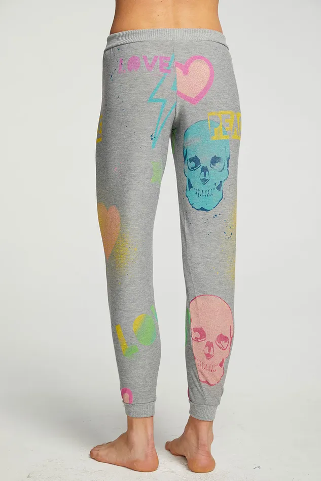 Loungewear Art Mash Up Pants 8211 Chaser Brand Womens