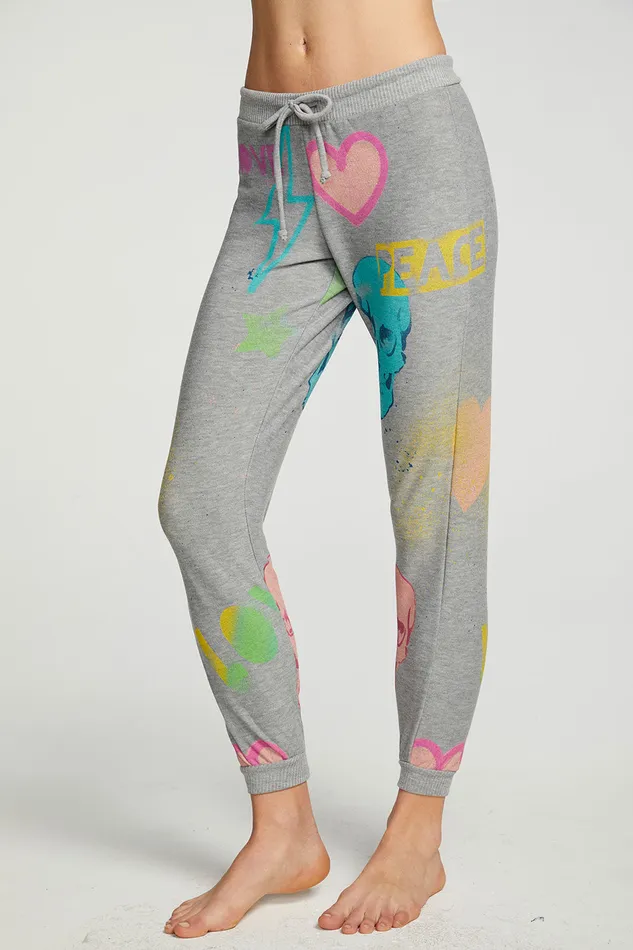Loungewear Art Mash Up Pants 8211 Chaser Brand Womens