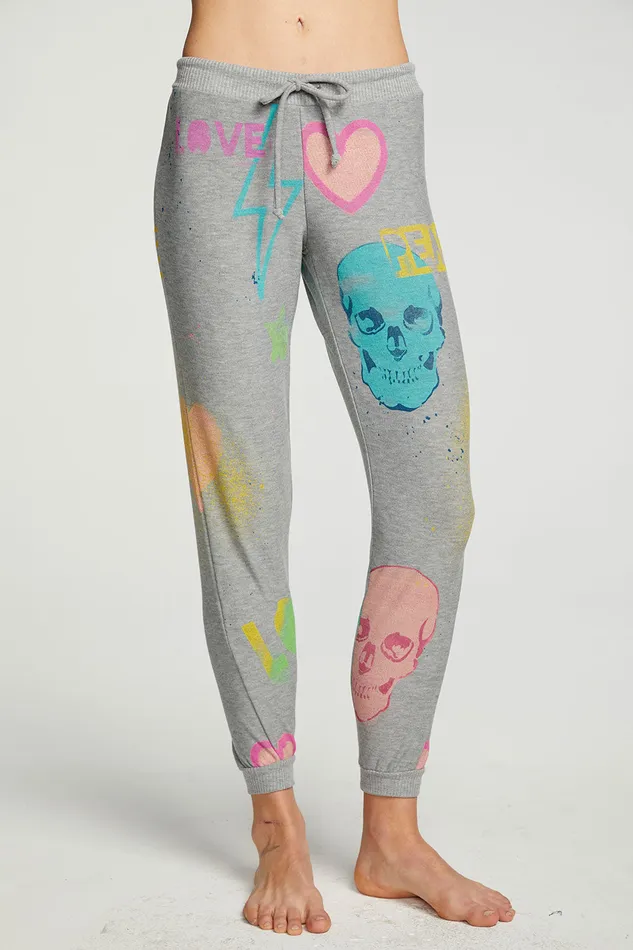 Loungewear Art Mash Up Pants 8211 Chaser Brand Womens