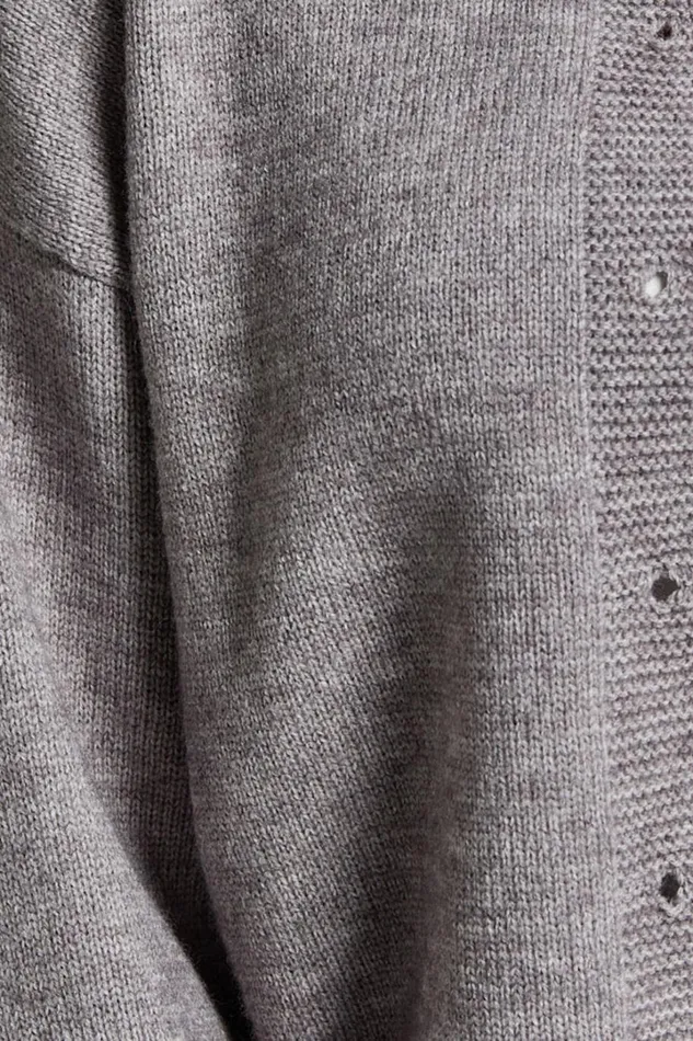 Lucille Cardigan 8211 Button Through Scoop Neck Knit Cardigan In Grey Women Showpo Sweaters and Cardigans