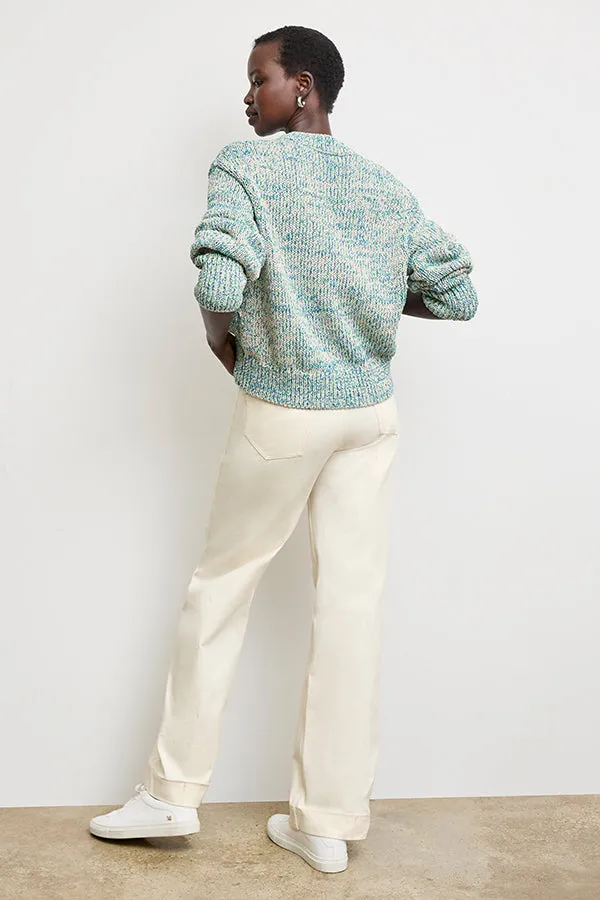 M M LaFleur Pants Women The Milo WideLeg Jean 8211 Eco Better Than Denim Bright Ivory
