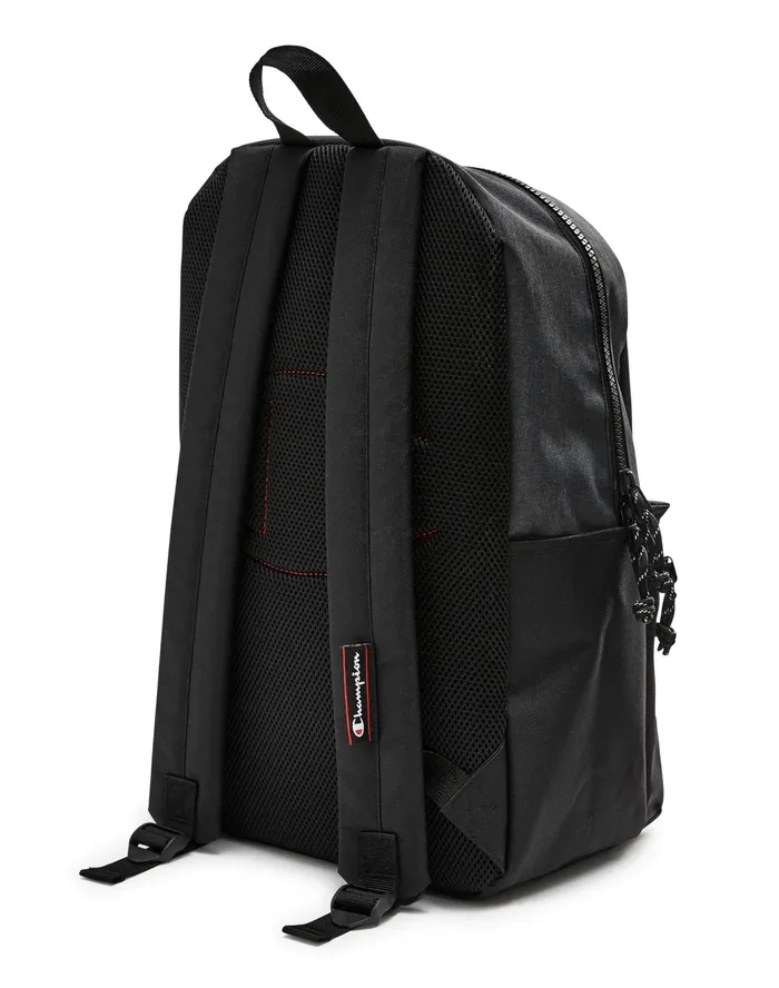 Manuscript Backpack Black MenKidsWomen Champion Bags and Backpacks