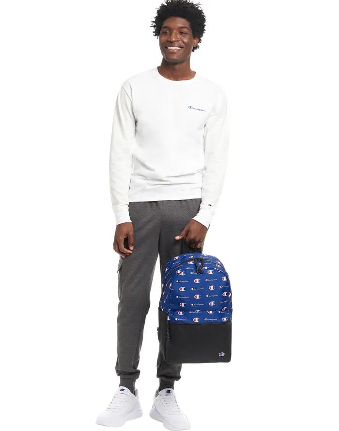 Manuscript Backpack Black MenKidsWomen Champion Bags and Backpacks