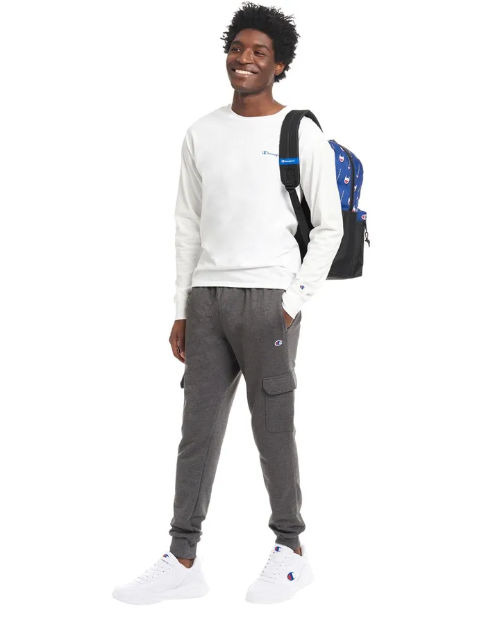 Manuscript Backpack Black MenKidsWomen Champion Bags and Backpacks