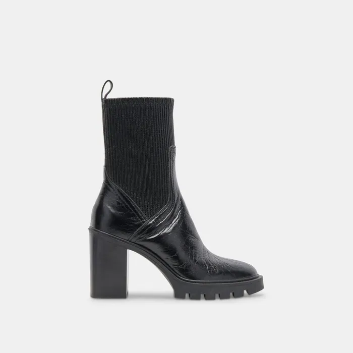 Marni H2O Boots Midnight Crinkle Patent Women Dolce Vita Boots and Booties