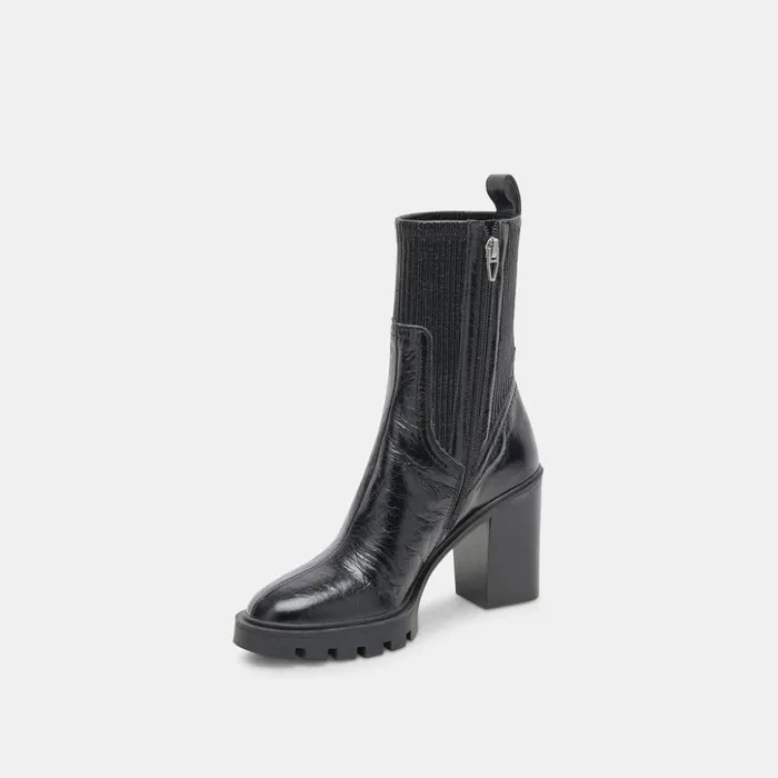 Marni H2O Boots Midnight Crinkle Patent Women Dolce Vita Boots and Booties