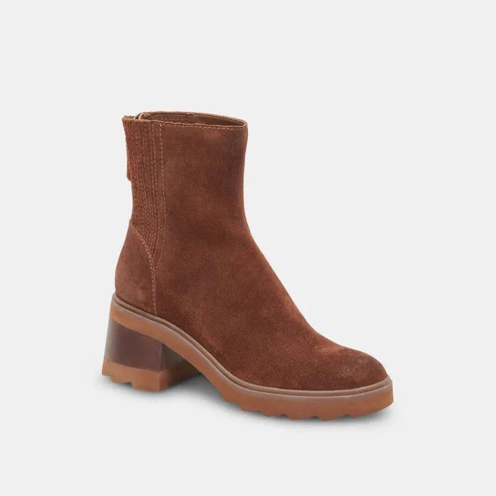 Martey H2O Boots Cocoa Suede Women Dolce Vita Boots and Booties
