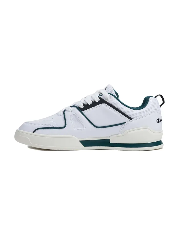 Men039S 3Point Skate Low Shoes Whitegreenblack Men Champion Court