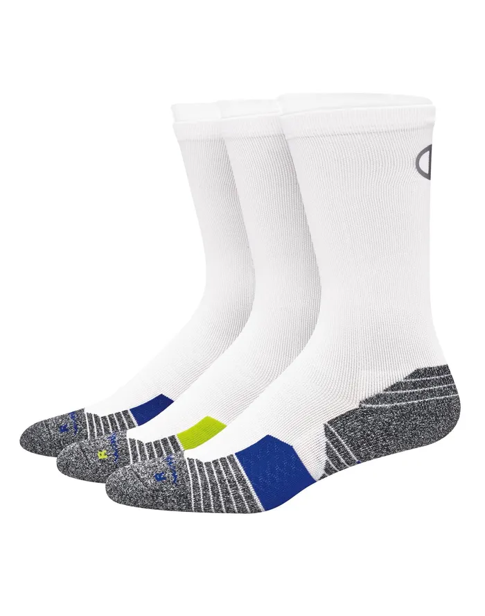 Men039S Crew Socks 3Pairs White Assorted Men Champion Socks