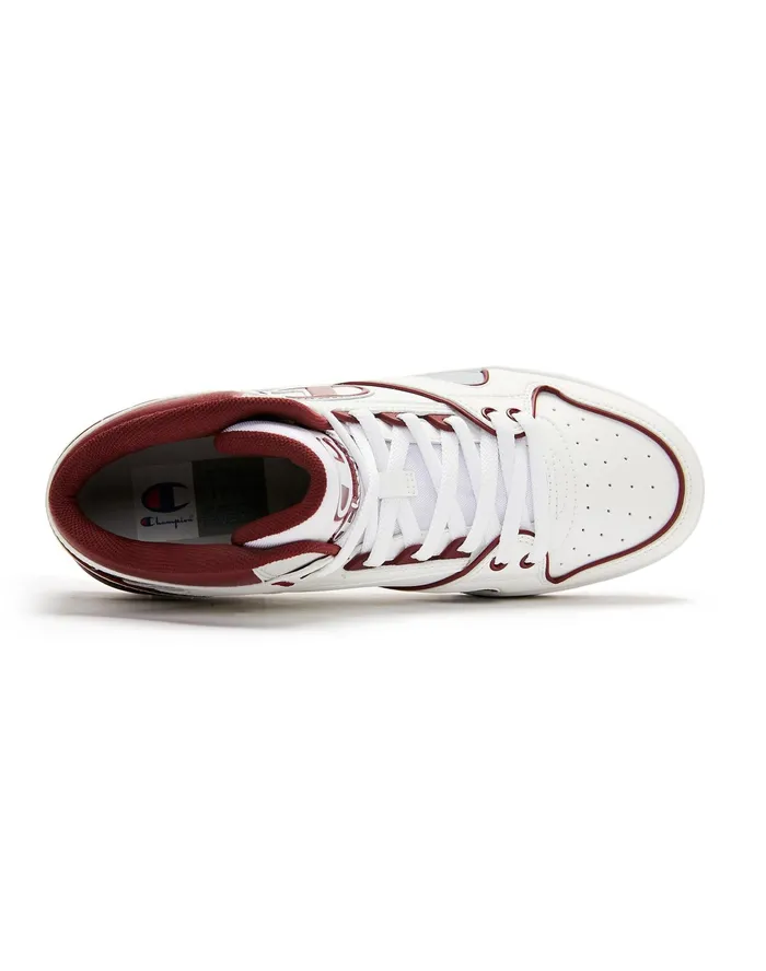 Men039S Retro Basketball Hi Shoes New Maroonchampion White Men Champion Court