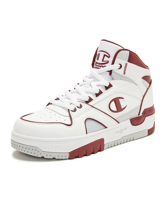 Men039S Retro Basketball Hi Shoes New Maroonchampion White Men Champion Court