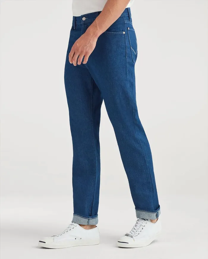 Men 7 For All Mankind Denim Heritage Vintage Straight In Mid Blue