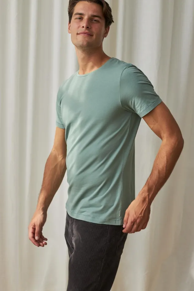 Men Akdamar 8211 Light Green TWOTHIRDS TShirts