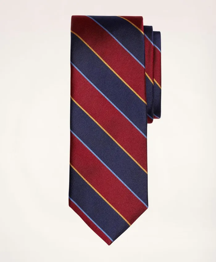 Men Argyll and Sutherland Rep Tie Navyburgundy Brooks Brothers Ties and Pocket Squares