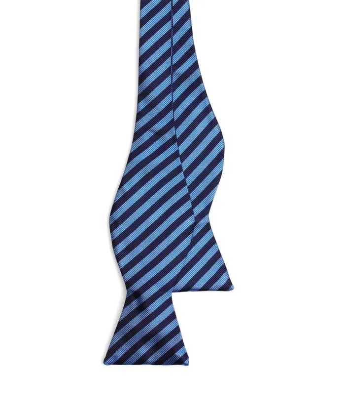 Men Bb5 Rep Bow Tie Light Bluenavy Brooks Brothers Ties and Pocket Squares