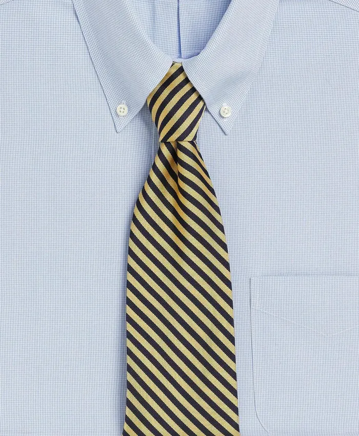 Men Bb5 Rep Tie Goldnavy Brooks Brothers Ties and Pocket Squares