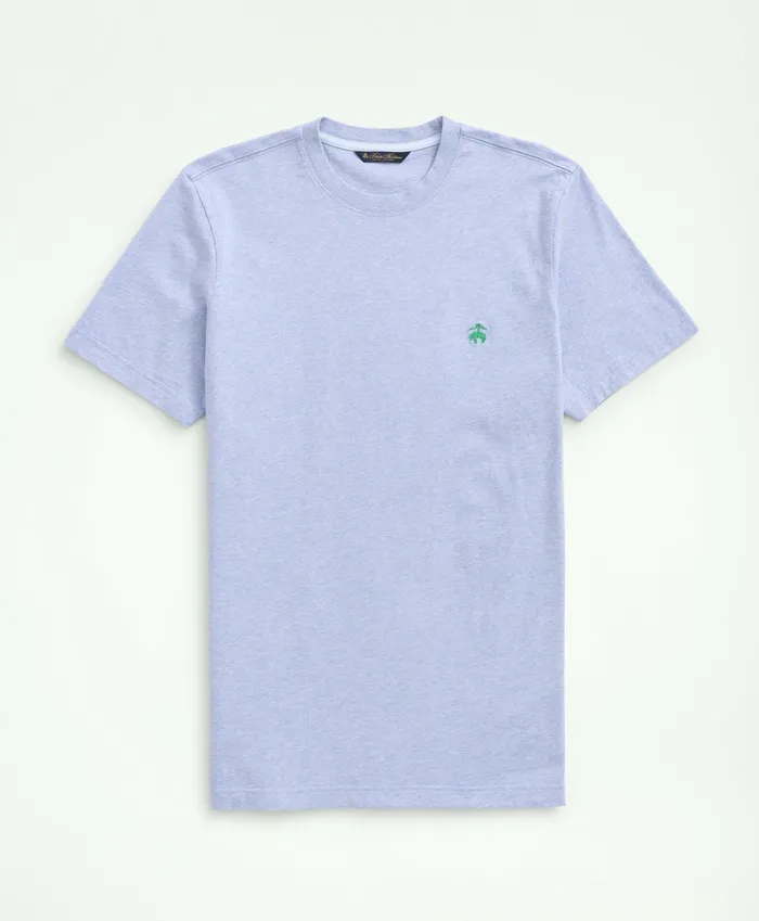 Men Big and Tall Supima Cotton TShirt Light Blue Heather Brooks Brothers TShirts and Sweats Men Big and Tall Supima Cotton TShirt Light Blue Heather Brooks Brothers TShirts and Sweats